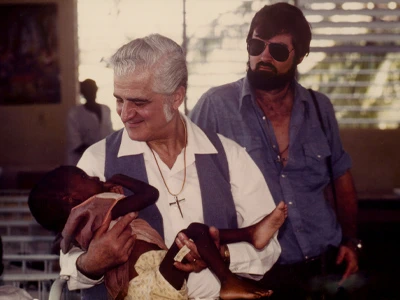 Dr Arthur Zampella in Haiti 1984